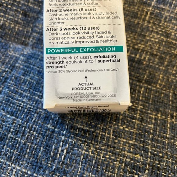 L’Oreal Paris Bright Reveal DARK SPOT EXFOLIANT PEEL - Picture 5 of 5